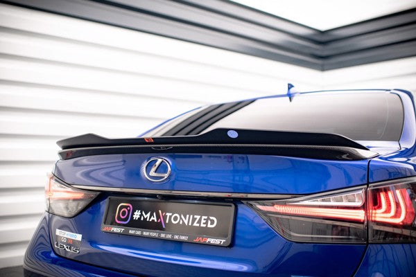 Maxton Spoiler Cap Lexus Gs F Mk4 Facelift - Gloss Black