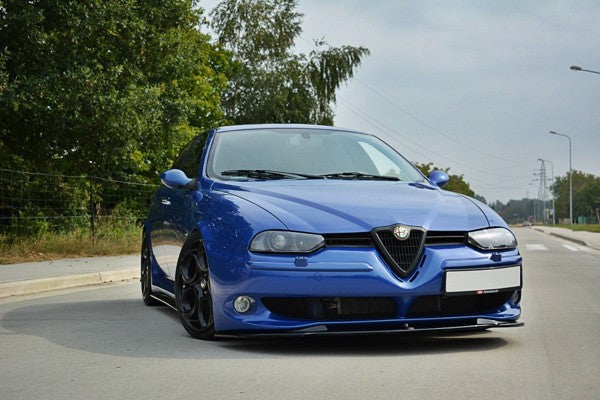 Maxton Front Splitter V.1 Alfa Romeo 156 Gta  - Gloss Black