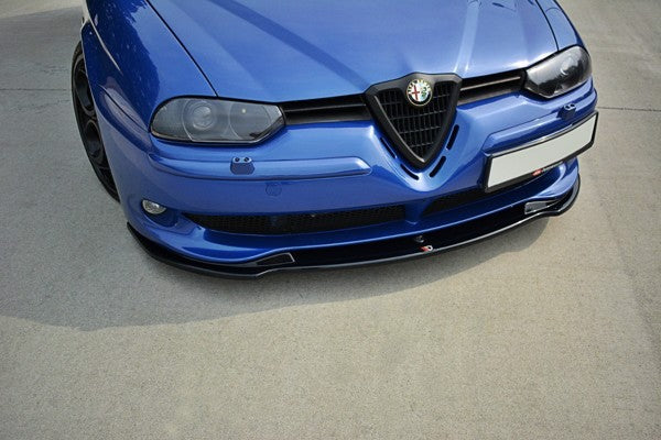 Maxton Front Splitter V.1 Alfa Romeo 156 Gta  - Gloss Black