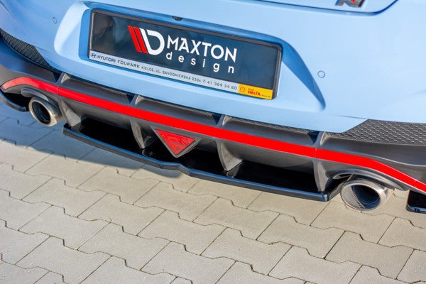 Maxton Central Rear Splitter Hyundai I30 N Mk3 Fastback  - Gloss Black