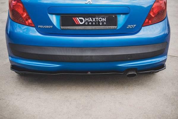 Maxton Rear Side Splitters Peugeot 207 Sport - Gloss Black