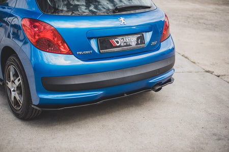 Maxton Rear Side Splitters Peugeot 207 Sport - Gloss Black