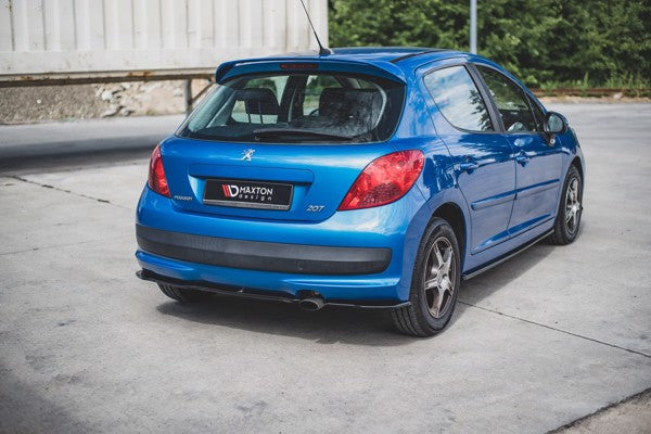 Maxton Rear Side Splitters Peugeot 207 Sport - Gloss Black
