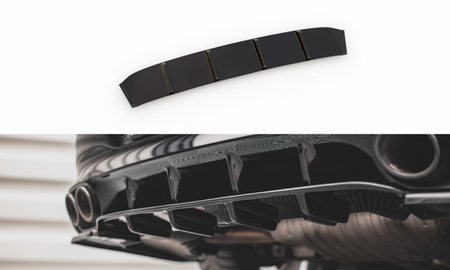 Maxton Rear Valance Mercedes-Amg Cla 35 Aero / 45 Aero C118 - Gloss Black