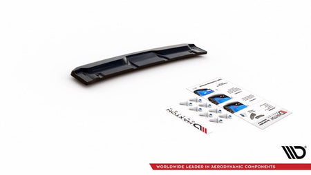 Maxton Central Rear Splitter For Mazda Cx-3  - Gloss Black