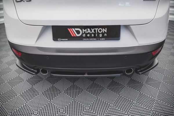 Maxton Central Rear Splitter For Mazda Cx-3  - Gloss Black