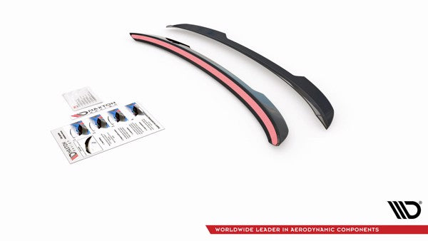 Maxton Spoiler Cap Renault Clio Mk5 - Gloss Black