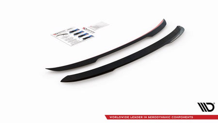 Maxton Spoiler Cap Renault Clio Mk5 - Gloss Black