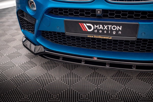Maxton Front Splitter V.3 BMW X5 M F85 / X6 M F86 - Gloss Black