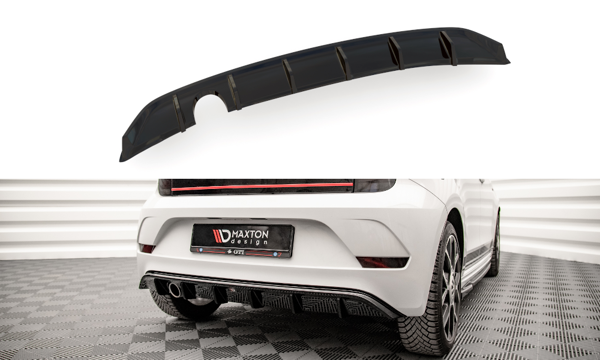 Maxton Rear Valance Volkswagen Up Gti - Gloss Black