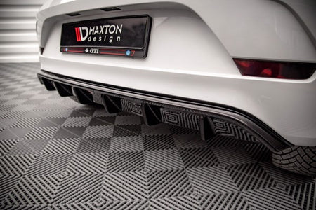 Maxton Rear Valance Volkswagen Up Gti - Gloss Black