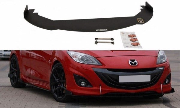 Maxton Front Racing Splitter Mazda 3 Mk2 Mps