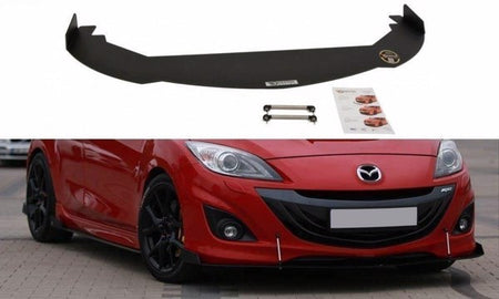 Maxton Front Racing Splitter Mazda 3 Mk2 Mps