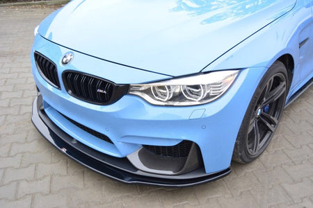 Maxton Front Splitter  BMW M4 F82 M-Performance - Gloss Black