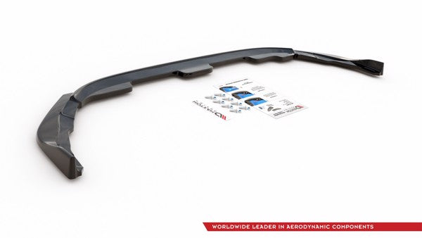 Maxton Central Rear Splitter Toyota Corolla Xii Hatchback - Gloss Black