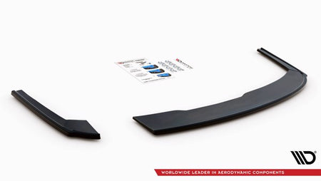 Maxton Rear Side Splitters V.2 Audi A4 S-Line B9 - Gloss Black
