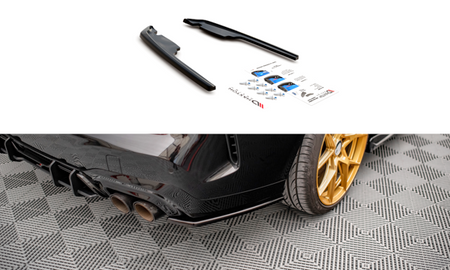 Maxton Rear Side Splitters BMW M235I Gran Coupe F44 - Gloss Black