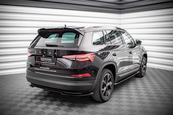 Maxton Spoiler Cap Skoda Kodiaq Mk1 Facelift - Gloss Black