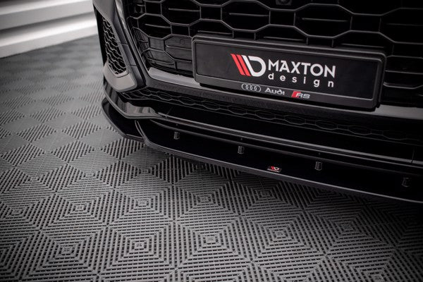 Maxton Front Splitter V.2 Audi RSQ8 Mk1 - Gloss Black