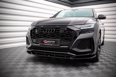 Maxton Front Splitter V.2 Audi RSQ8 Mk1 - Gloss Black