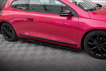 Maxton Side Skirts Diffusers Volkswagen Scirocco Mk3 - Gloss Black