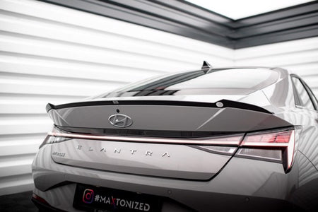 Maxton Spoiler Cap Hyundai Elantra Mk7 - Gloss Black