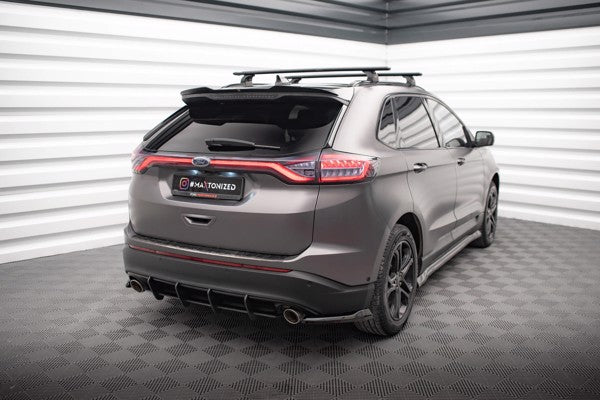 Maxton Rear Side Splitters V.1 Ford Edge Mk2 - Gloss Black