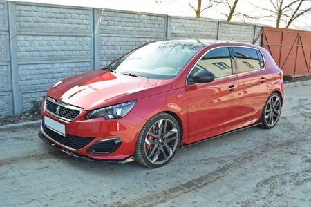 Maxton Side Skirts Diffusers Peugeot 308 Ii Gti - Gloss Black