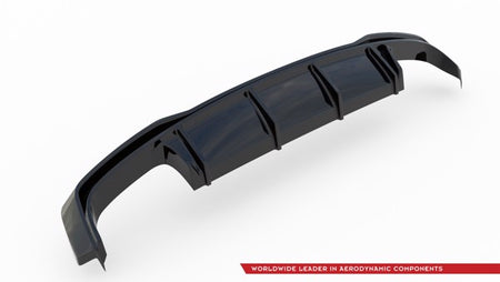 Maxton Rear Valance Audi S7 C8 - Gloss Black