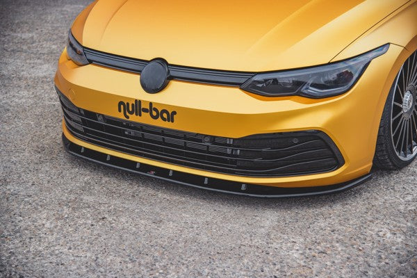 Maxton Front Splitter V.1 VW Golf 8  - Gloss Black
