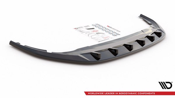 Maxton Front Splitter V.1 VW Golf 8  - Gloss Black