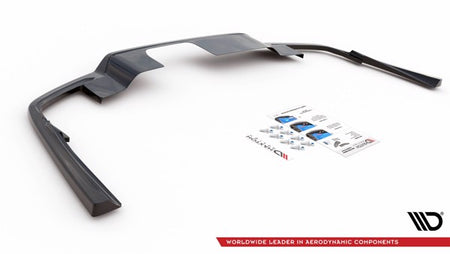 Maxton Central Rear Splitter Volvo S60/V60 R-Design Mk3 - Gloss Black