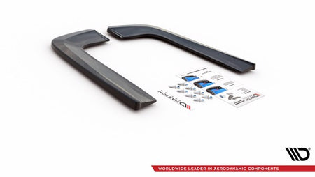 Maxton Rear Side Splitters V.1 Mercedes-Benz V-Class Amg-Line W447 Facelift - Gloss Black
