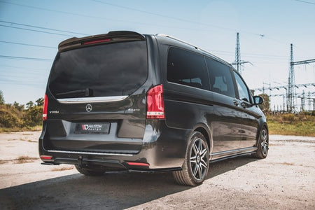 Maxton Rear Side Splitters V.1 Mercedes-Benz V-Class Amg-Line W447 Facelift - Gloss Black