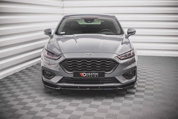 Maxton Front Splitter V.2 Ford Mondeo St-Line Mk5 Facelift - Gloss Black