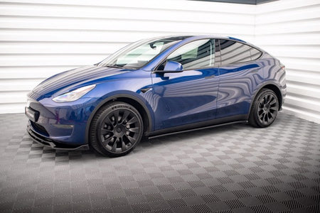 Maxton Side Skirts Diffusers V.2 Tesla Model Y - Gloss Black