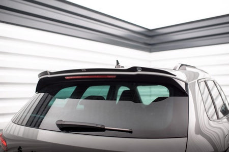 Maxton Spoiler Cap Skoda Karoq Sportline Mk1 Facelift - Gloss Black