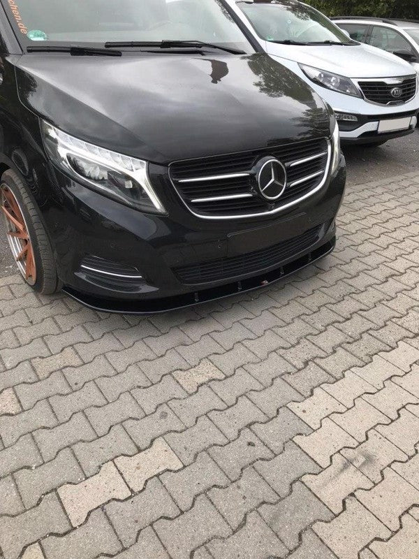 Maxton Front Splitter V.2 Mercedes V-Class W447 - Gloss Black