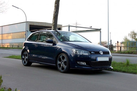Maxton Front Splitter VW Polo Mkv - Gloss Black