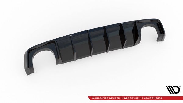 Maxton Rear Valance Audi RS3 8V Sportback - Gloss Black