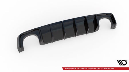 Maxton Rear Valance Audi RS3 8V Sportback - Gloss Black