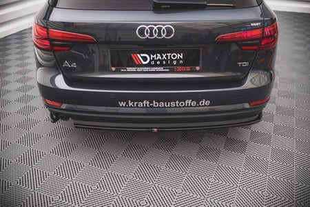 Maxton Rear Side Splitters Audi A4 Avant B9 - Gloss Black