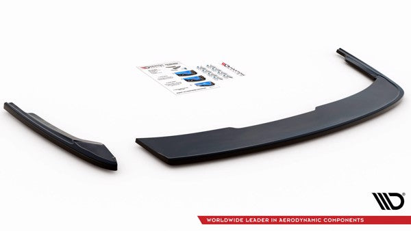 Maxton Rear Side Splitters Audi A4 Avant B9 - Gloss Black