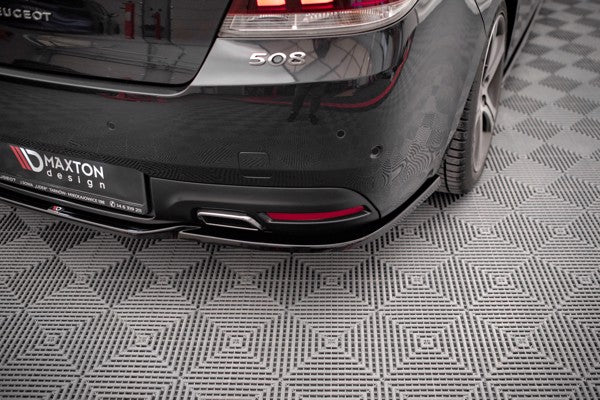 Maxton Central Rear Splitter Peugeot 508 Gt Mk1 Facelift - Gloss Black
