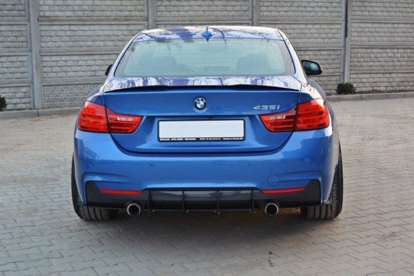 Maxton Rear Diffuser & Rear Side Splitters For BMW 4 F32 M-Pack