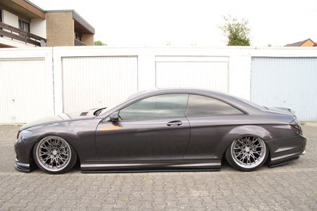 Maxton Rear Side Splitters Mercedes Cl 500 C216 Amgline - Gloss Black