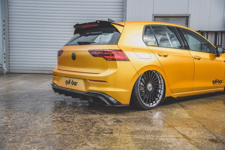 Maxton Rear Side Splitters VW Golf 8  - Gloss Black