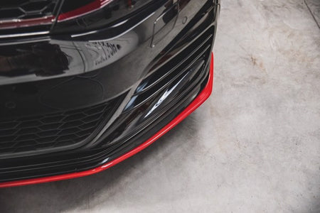 Maxton Front Splitter VW Golf 7 Gti Tcr  - Gloss Black