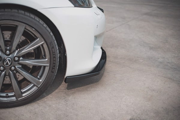 Maxton Front Splitter V.2 Lexus Is F Mk2 - Gloss Black