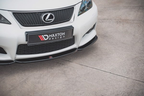 Maxton Front Splitter V.2 Lexus Is F Mk2 - Gloss Black